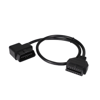 16Pin Male Right Bend To 16Pin FemaleOBD2 J1962 OBDII 16 Pin Extwnsion Cable For Automobile Maintenance Diagnosis