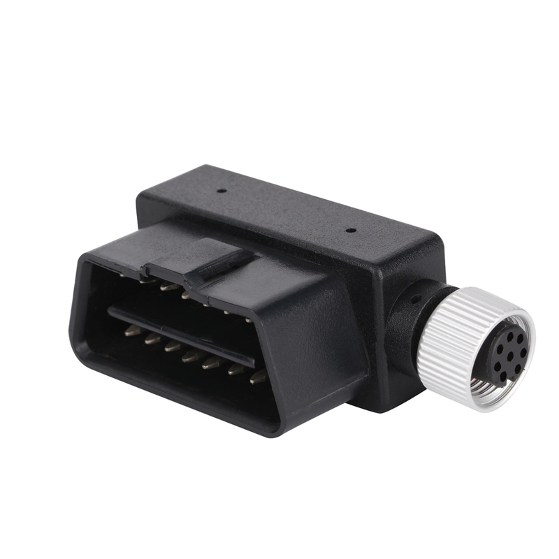 16Pin MaleTo M12 8Pin Adapter M12 8 Pin Waterproof Connector OBDII 16 Pin Adapter For OBD2 Diagnostic Scanner Fault Code Reader