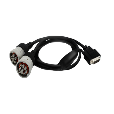6 Pin J1708 Female to Molex 20 Pin Female and J1708 Male Splitter Y Cable