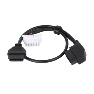 16Pin Right MaleTo Female With Opel Connector OBD2 OBD-II Male Y OBD Splitter Cable For OBD2 Diagnostic Scanner Fault Code Rea