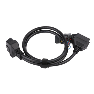 16Pin Right Male To Female With Volov Connector OBD2 OBD-II Male Y OBD To Volvo Splitter Cable For OBD2 Diagnostic Scanner Fault