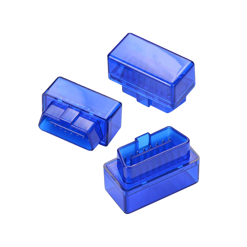 OBD2 blue transparent Encloscer assembly Encloscer of automobile male and female connector