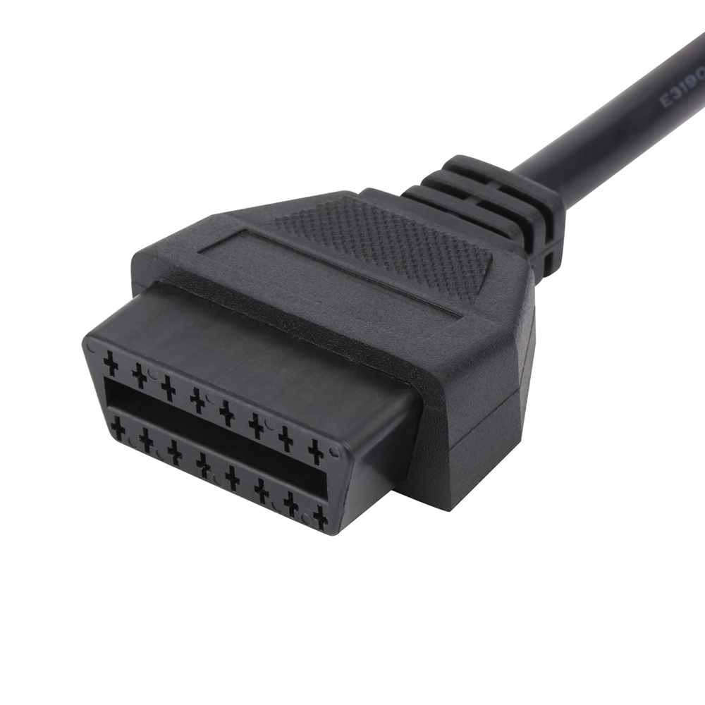 16Pin Female To USB With DC5.5 and Power Clip USB To OBD Power Clip Cable For VGA Interface Diagnostic DIY programming