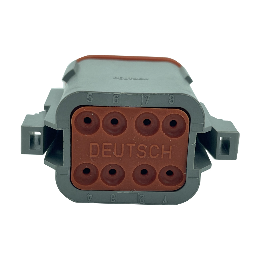8-way plug connector housing shrink dust lip female plug dt06-8sdt series automobile connector kit