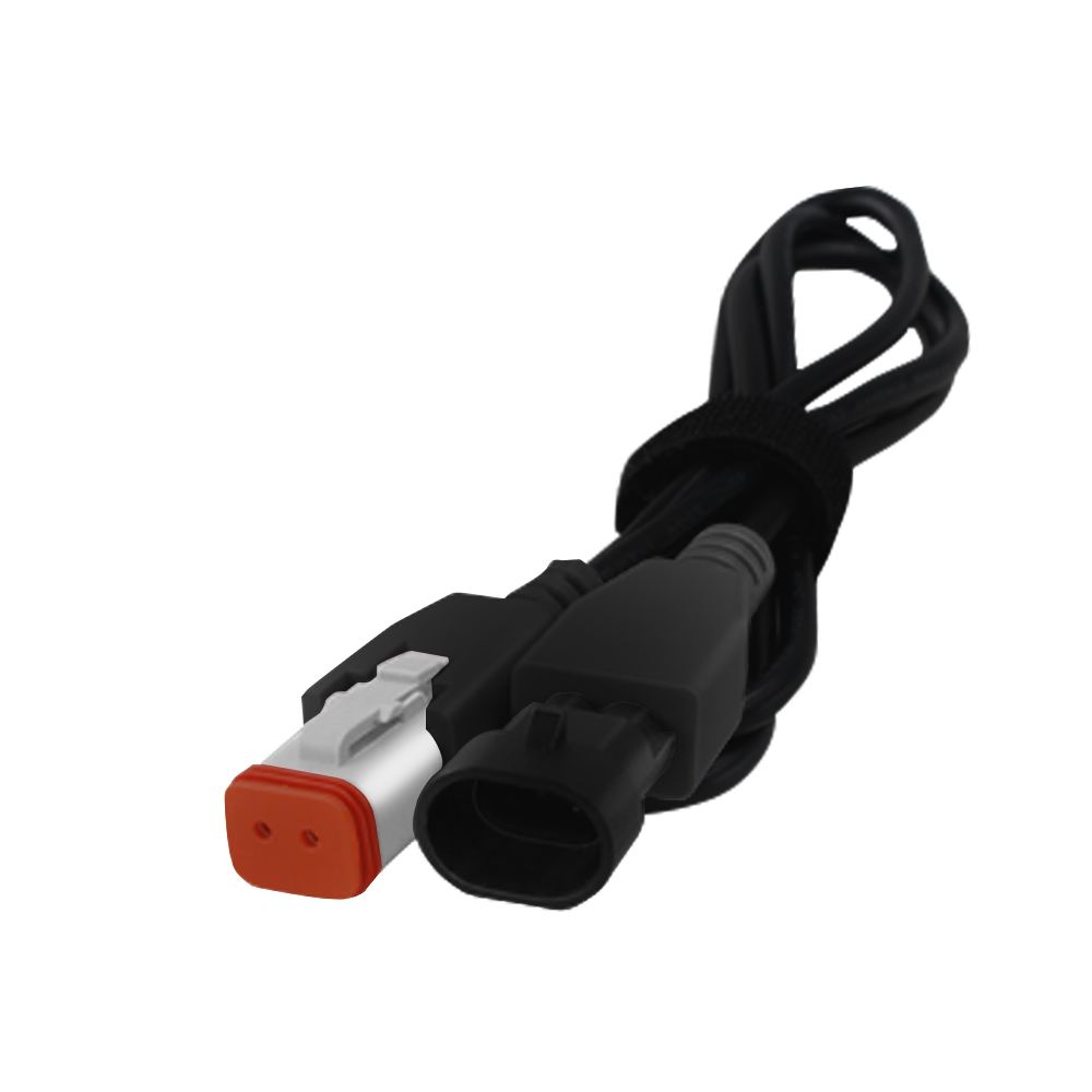 Male-to-female connector of heavy truck urea pump harness 2PIN