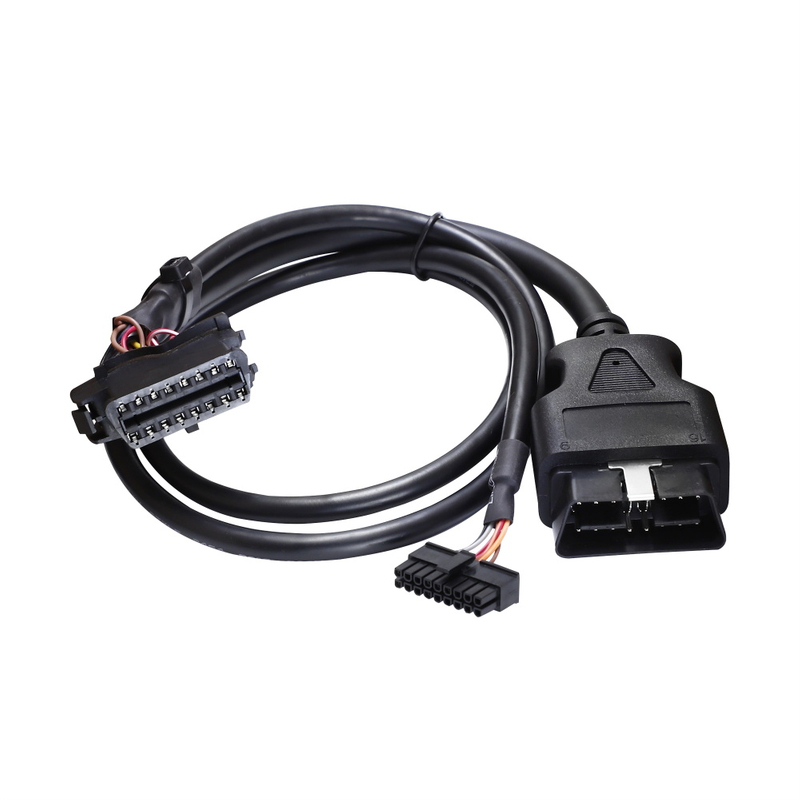 16Pin Male To Molex 18P With Fiat Connecto rOBD 2 OBDII Y Cable With Molex For OBD2 Diagnostic Scanner Fault Code Reader