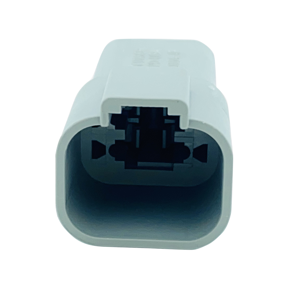 4-way plug connector housing shrink dust lip female plug dt06-8sdt series automobile connector