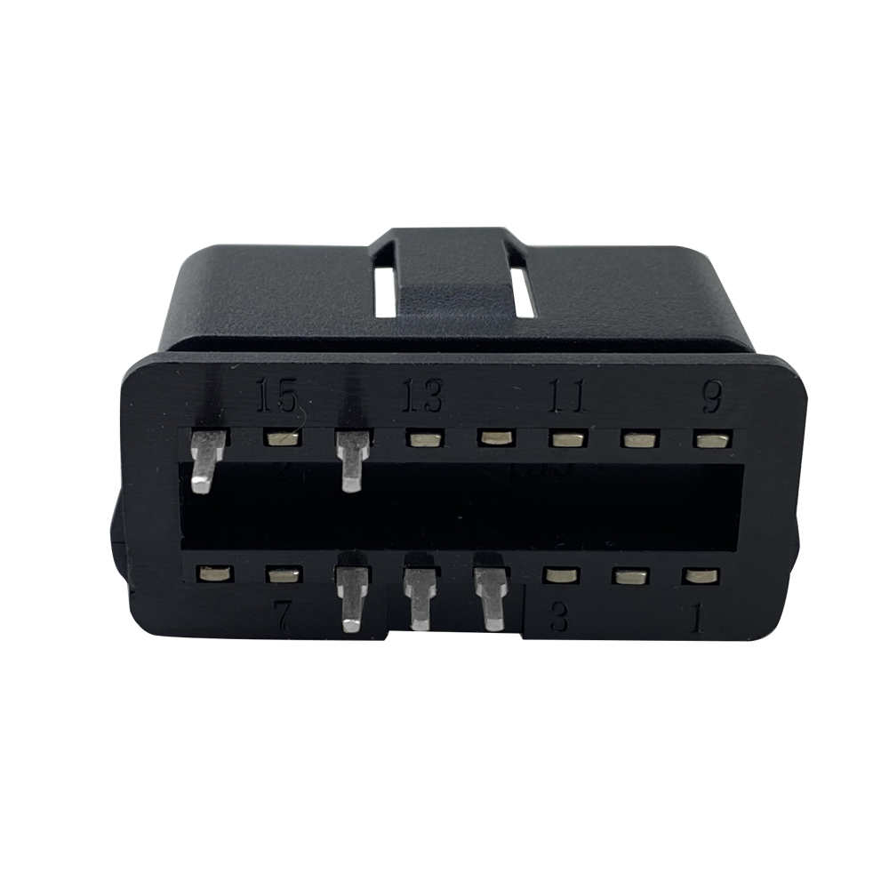 Automobile OBDII 5pin connector male diagnostic line connector automobile harness adapter interface plug factory