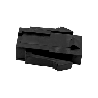 Header and loose coat PLUG PANEL MOUNT 2P SINGLE ROW