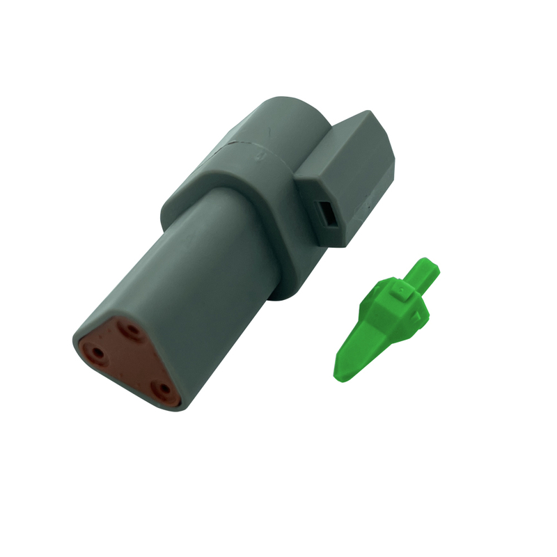 Deutsch 3pin connector kit male housing dt04-3p plug shrink boot