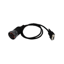 OBD 2 OBD II J 1939 automobile can bus 9 pin Deutsch cable black