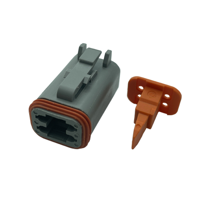 6-way plug connector housing shrink dust lip female plug dt06-8sdt series automobile connector kit