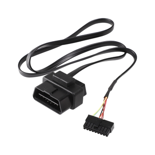 16Pin Male/Female To Molex 18Pin Housing OBD OBD216Pin T Flat Cable For OBD2 Fault Code Reading